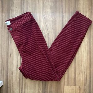 Burgundy Corduroy Pants